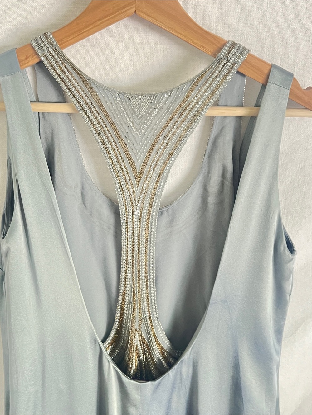 Ralph Lauren Collection Runway SS2010 Silk Beaded Art Deco 2 Piece Gown Rare Sz4 - Picture 11 of 16